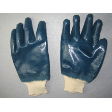 Heavy Duty Nitrile Fully Coated Knit Wrist Gloves